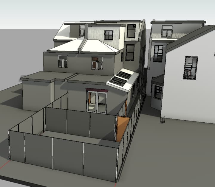 Back, side and loft extension